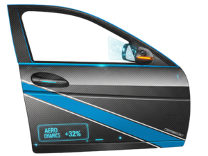 Ремонт и покраска двери автомобиля на Honda Stepwagon